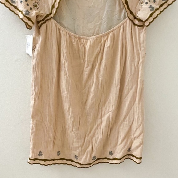 Sadie and sage embroidered open back mini dress NWT - Picture 7 of 9